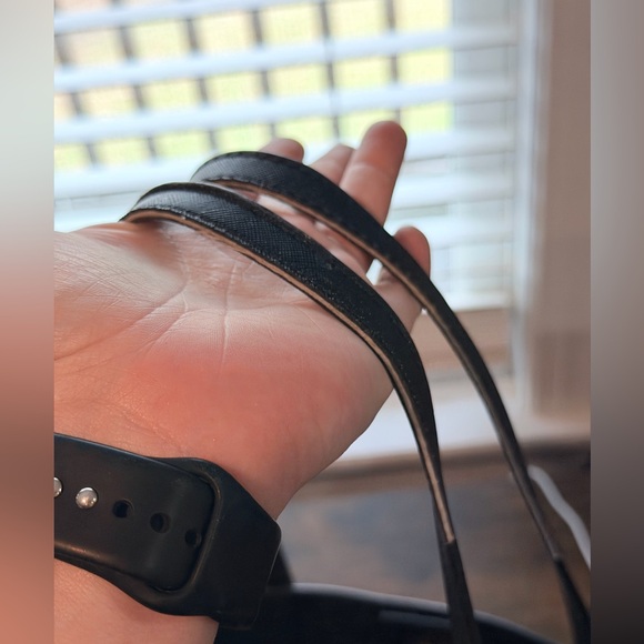 Marc Jacobs Black Saffiano Leather Tote with Double Straps - Picture 7 of 8